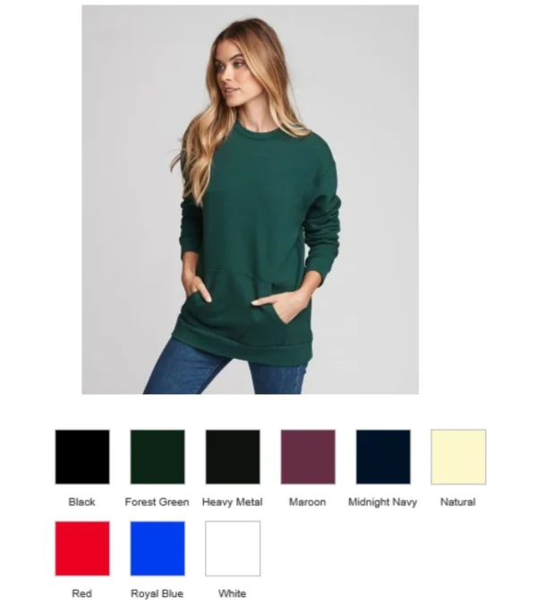 NX9001 Nest Level Unisex Crew Neck Pocket sweatshirt